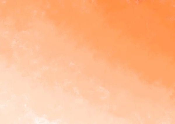 Arancione Pastello Acquerello Texture Sfondo — Foto Stock