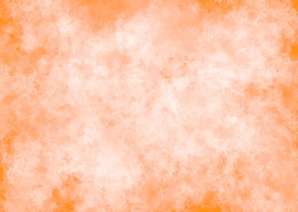Arancione Acquerello Texture Sfondo — Foto Stock