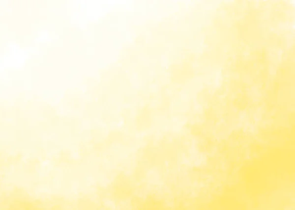 Mancha Amarela Fundo Branco Pintados Mão Textura Aquarela Abstrata — Fotografia de Stock