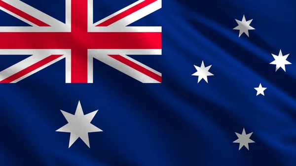 Australia Waving Flag in the wind, Australian Flag, Australian Flag Waving Animation