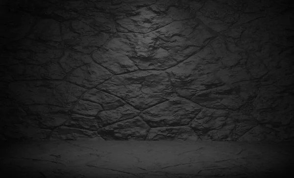 Grunge Texture Murale Fond Noir — Photo