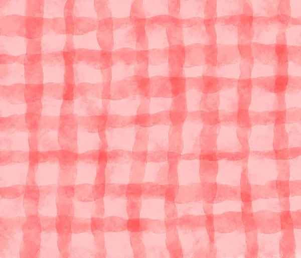 Υδατογραφία Κόκκινο Τετράγωνο Μοτίβο Για Φόντο — Φωτογραφία Αρχείου