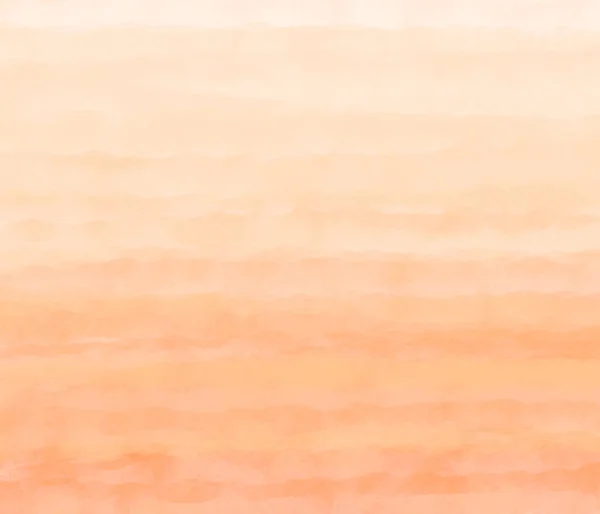 Персиковий Кольоровий Фон Акварельним Фоном — стокове фото