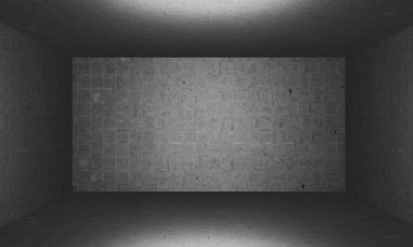 3D tuğla oda eski arkaplan