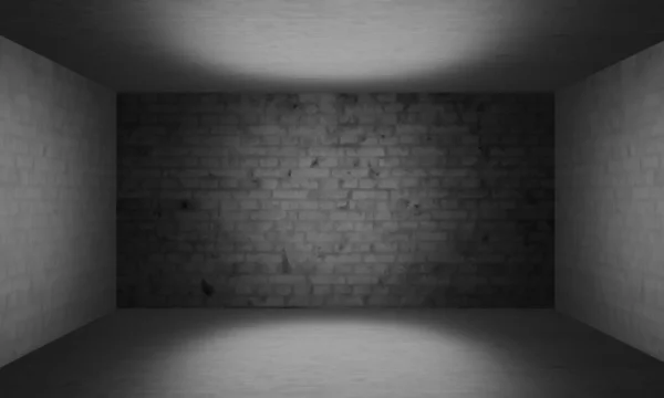3Dレンガの壁のテクスチャルーム抽象的な背景 — ストック写真