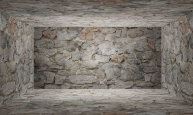 modern grunge 3d duvar ve zemin doku odası iç arkaplan