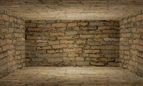 Современный Гранж Стены Пол Текстуры Комнате Фон — стоковое фото