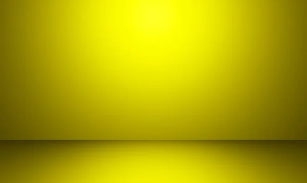 Einfach Gelbes Produkt Hintergrund Rendering — Stockfoto