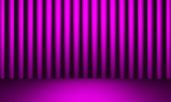 Purple Curtain Backdrop Opera Cinema Theater Stage Drapes Background Design — Stock Photo, Image