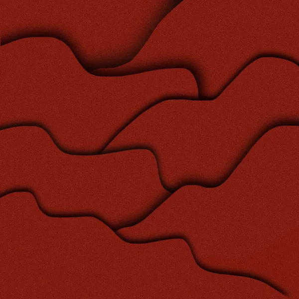 Wellen Papier Geschnitten Stil Abstrakten Hintergrund — Stockfoto