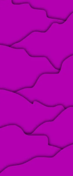 Púrpura Formas Onduladas Papel Cortado Fondo — Foto de Stock