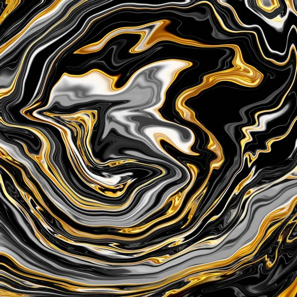 흐르는 페인트 대리석 페인트 — 스톡 사진