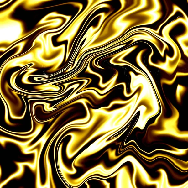 Satin Silk Background Black Gold Color — Stock Photo, Image