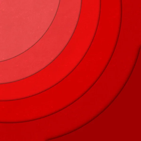 Roter Kreis Papiergeschnittener Hintergrund — Stockfoto