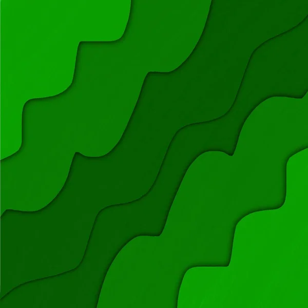 緑色の液紙グラデーションの背景 — ストック写真