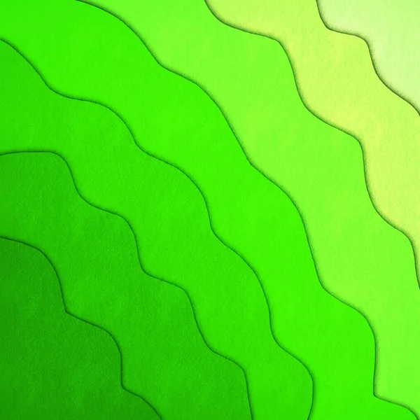 Fluid Wave Background Papercut Style — Stock Photo, Image