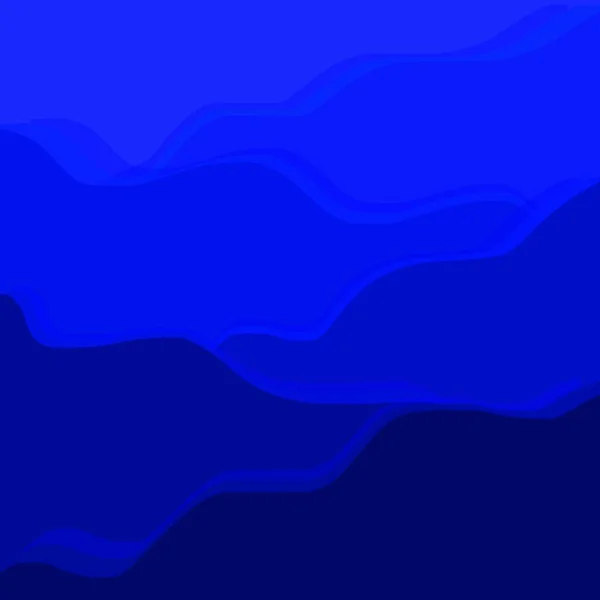 霧のパノラマの青い山の尾根 — ストック写真
