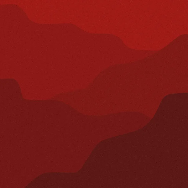 Cumes Forma Montanha Vermelha Neblina Panorâmica — Fotografia de Stock