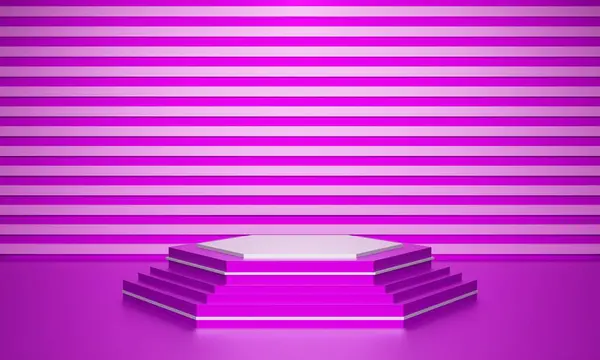 Podium Stage Wall Room Background — 스톡 사진