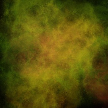 sarı yeşil nebula arkaplanı