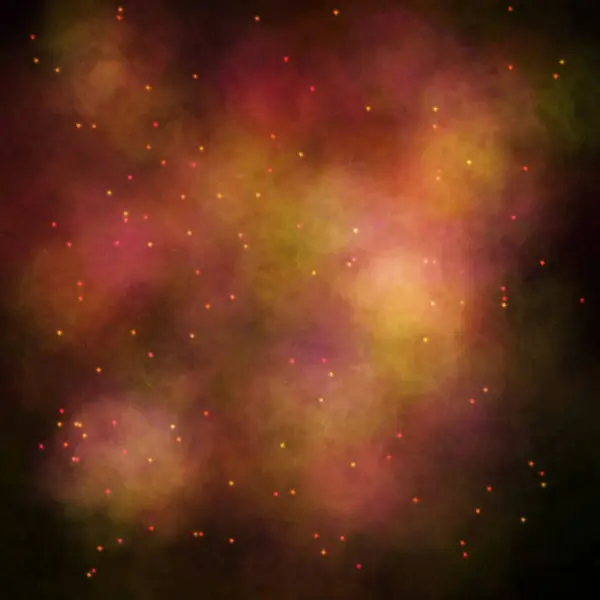 Vermelho Amarelo Galáxia Nebulosa Fundo — Fotografia de Stock