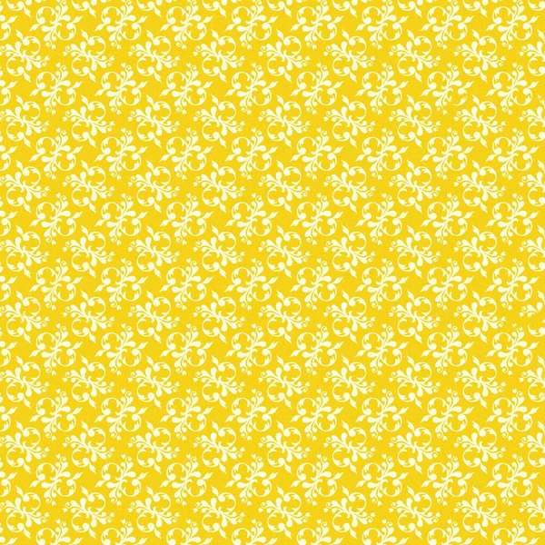Abstracto Flor Patrón Amarillo Fondo —  Fotos de Stock