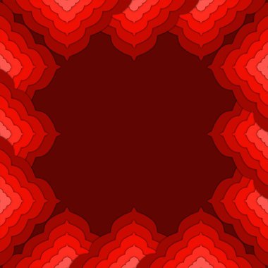 Arap İslami çerçeve lüks arka plan