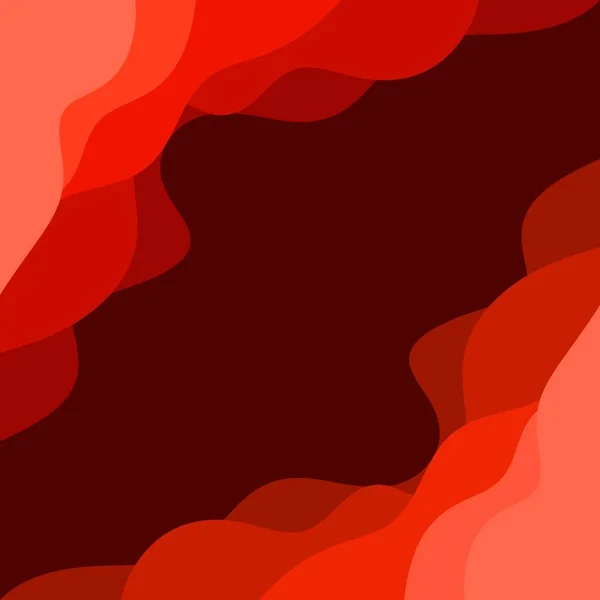 Roter Papiergeschnittener Rahmen Hintergrund — Stockfoto
