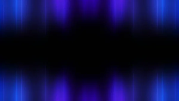 青のカーテン効果のある黒の背景 — ストック写真