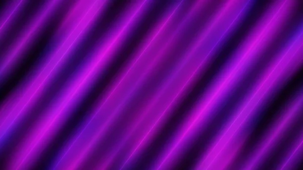 未来的な輝きを放つ縞模様の紫ネオン — ストック写真