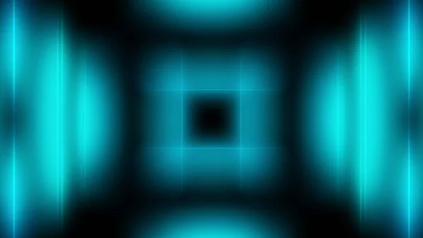 Luci Neon Blu Brillante Futuristico — Foto Stock