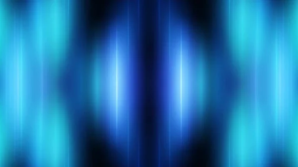 Blau Gestreift Auf Dunklem Hintergrund Mit Leuchtenden Linien — Stockfoto