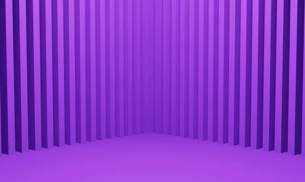 奢华雅致的墙角条纹紫色背景 — 图库照片