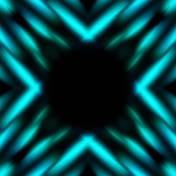 Abstrakter Blauer Rahmen Beleuchtet Futuristischen Hintergrund — Stockfoto