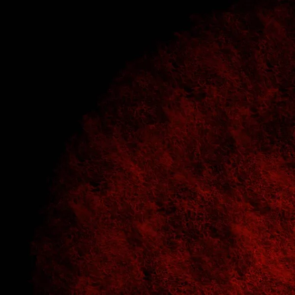 黑色背景下的红色烟雾 — 图库照片