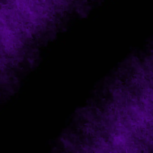 黑色背景上紫色烟幕边缘 — 图库照片
