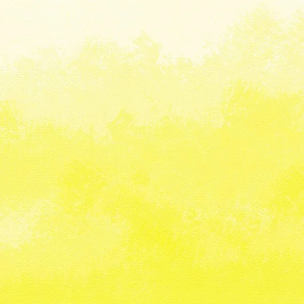 Gele Aquarel Textuur Papier Achtergrond — Stockfoto
