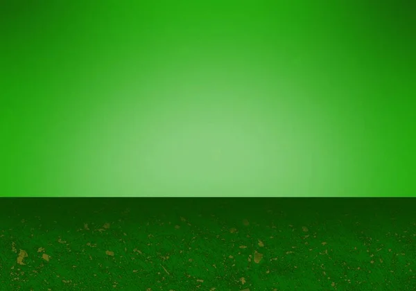 3D壁の質の緑の背景 — ストック写真