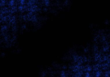 Siyah arkaplanda soyut mavi suluboya