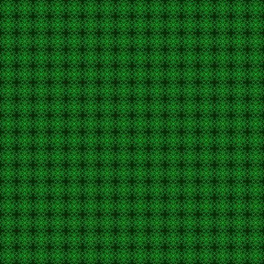 Yeşil desensiz çiçek deseni