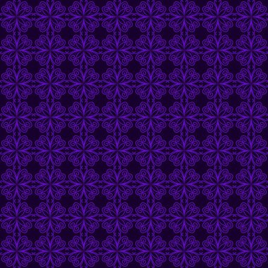 mor desensiz çiçek deseni