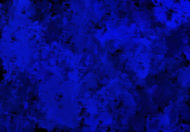 Mavi arkaplanda koyu grunge