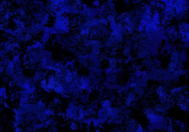 Mavi arkaplanda koyu grunge