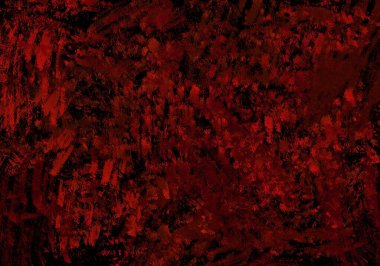 Kırmızı fırça arka planında koyu grunge