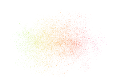 soyut renkli sis parçacığı