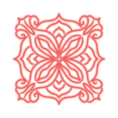 Soyut, dikişsiz, kırmızı çiçek deseni