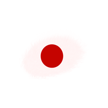 Soyut Fırça Japon Bayrağı