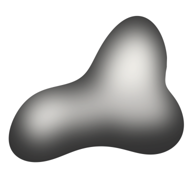 Gradyan Sıvı Şekli, Web Kullanımı için Basit PNG Resmi