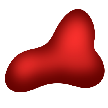 Gradyan Sıvı Şekli, Web Kullanımı için Basit PNG Resmi