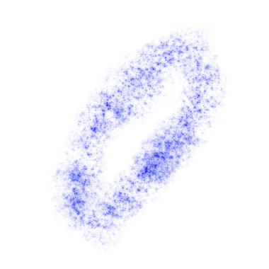 Mavi Soyut Gökada, Web Kullanımı için Basit PNG Resmi